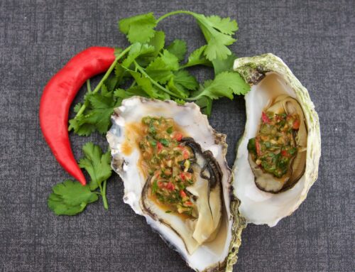 Oysters in cantonese sauce